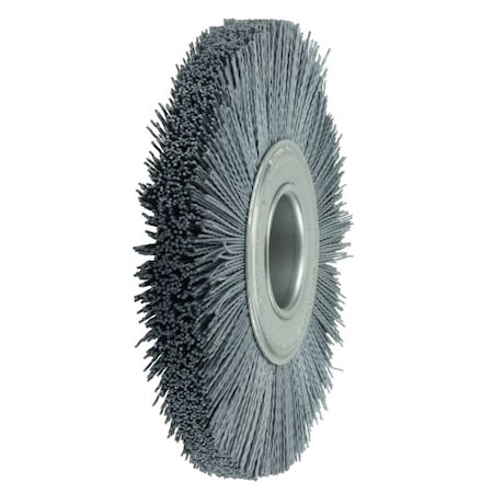 8 Crimped Filament Nylox Wheel, .040/80SC Fill, 2 Arbor Hole